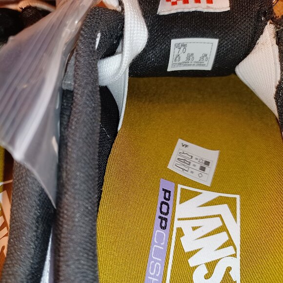 VANS Men's 7/Womens 8 Kyle Walker Twill Raven Suede Grey Black White VN0A5JIE87C - Picture 8 of 12